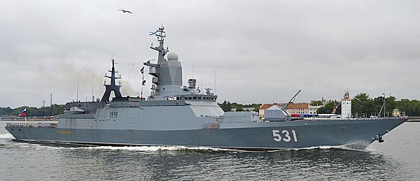 Корвет «Сообразительный» в прошлом году вошел в состав ВМФ РФ.