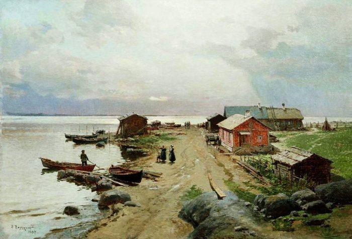 "Берег в окрестностях Гапсаля", 1897 г.