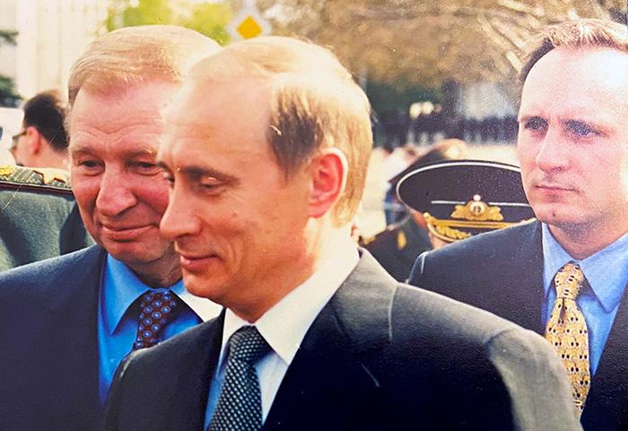 С.В. Кислов на встрече президентов России и Украины. г. Севастополь, 2000 год.