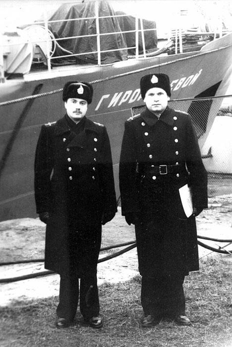 А.М. Кузнецов и А.В. Блинов, 1988 год.