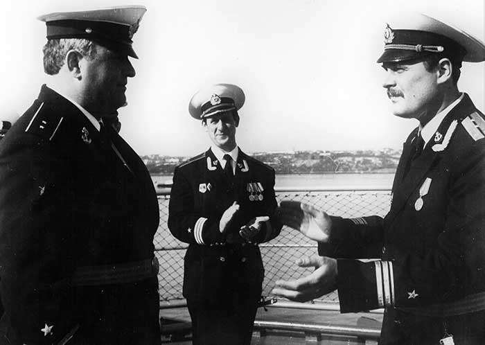 На БПК «Адмирал Макаров». Рейд г. Североморска, 14 сентября 1987 года
