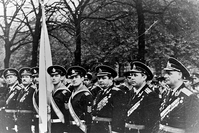 На параде войск Киевского гарнизона на Крещатике, 7 ноября 1974 года