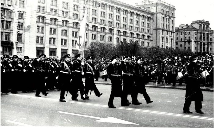 7 ноября 1989 года. Киев. Крещатик.