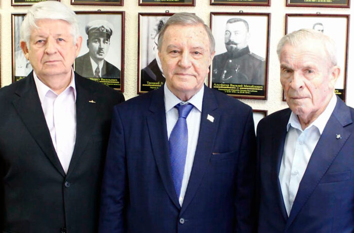 Клуб адмиралов. Адмирал флота Куроедов В.И., адмирал Кравченко В.А. 2024 г.